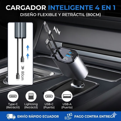 Adaptador Cargador De Carro Multiple