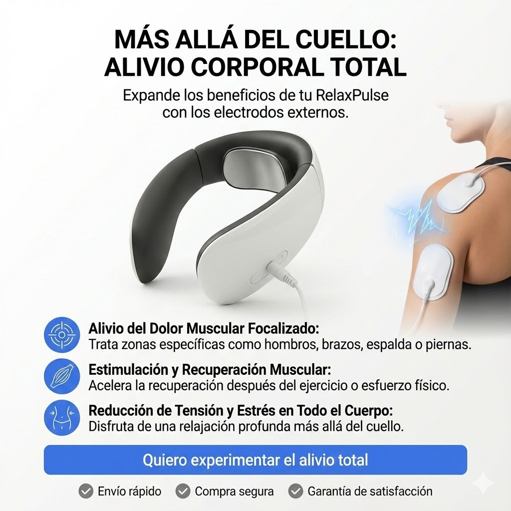 RelaxPulse Massager - Masajeador de cuello