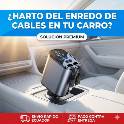 Adaptador Cargador De Carro Multiple