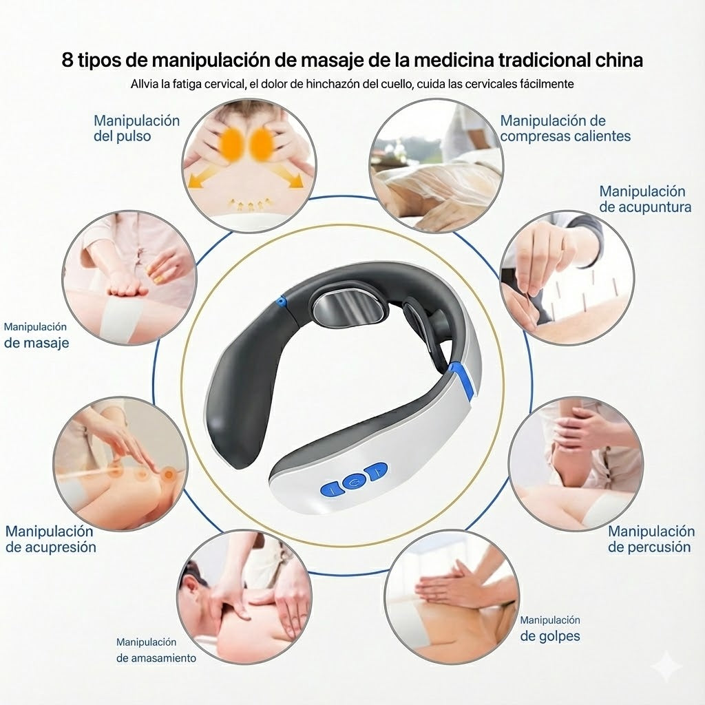 RelaxPulse Massager - Masajeador de cuello